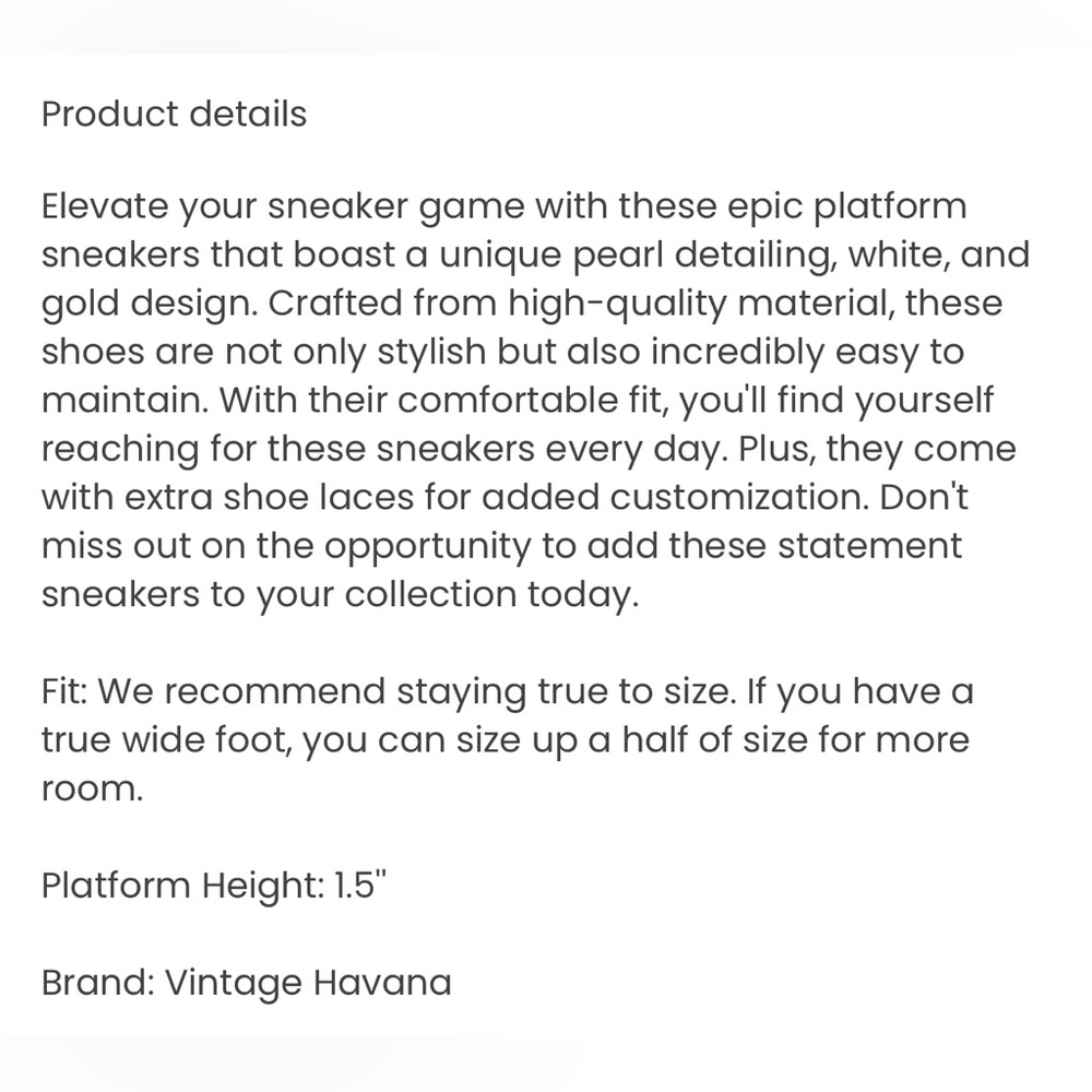 Vintage Havana Amaze Platform Sneakers - Pearl Multi - Picture 6 of 8